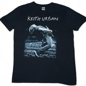 Keith Urban Get Closer World Tour 2011 Black Cotton T-shirt Size Medium Concert